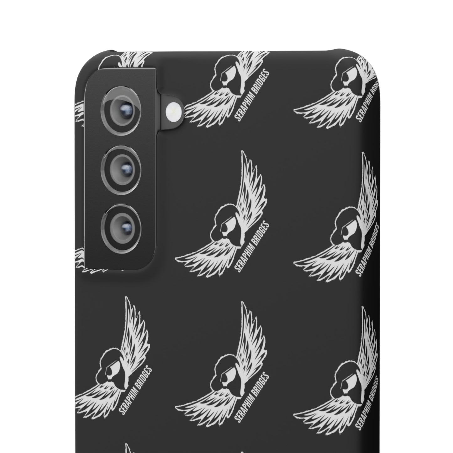 Seraphim Phone Snap Case Pattern Black