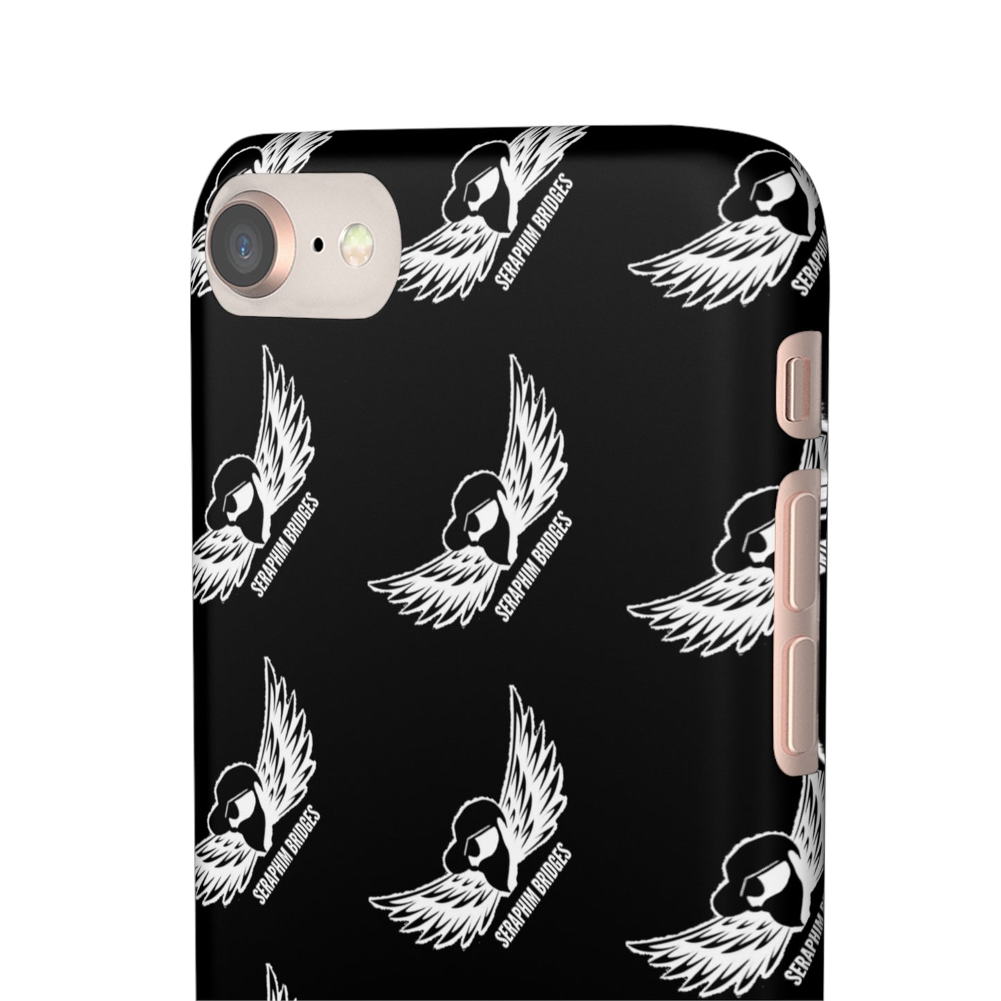 Seraphim Phone Snap Case Pattern Black