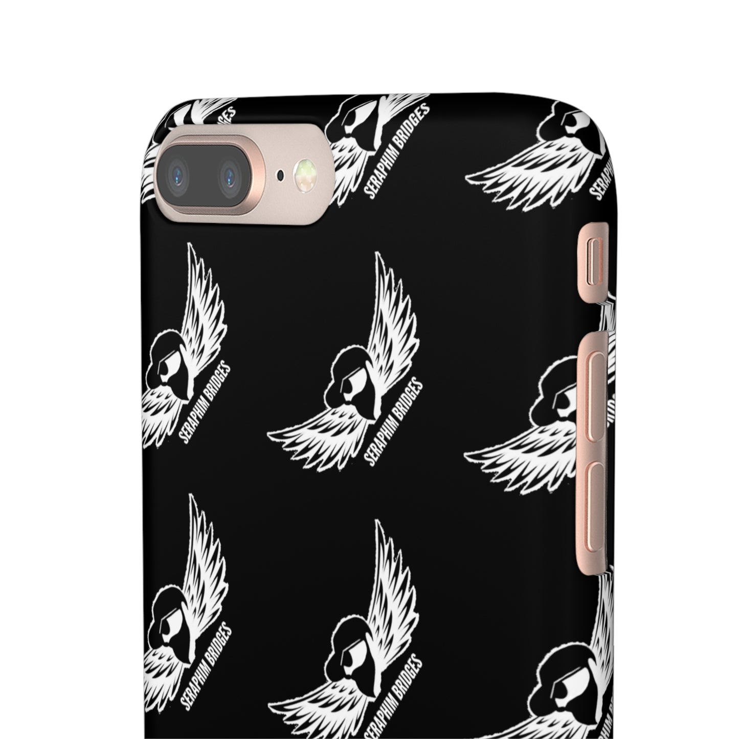 Seraphim Phone Snap Case Pattern Black