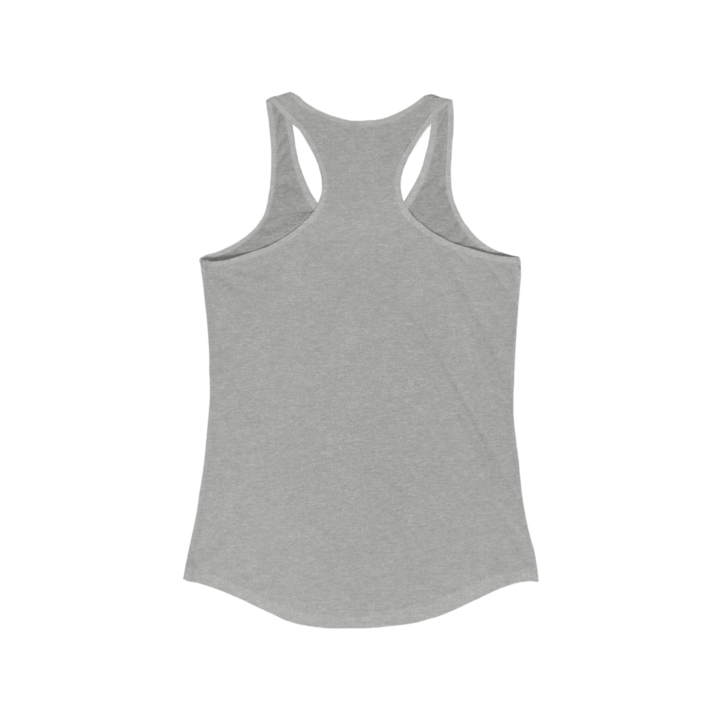 Women's Ideal Racerback Tank White Design