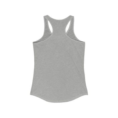 Women's Ideal Racerback Tank White Design