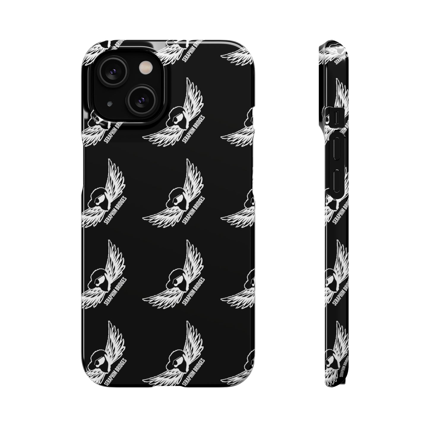 Seraphim Phone Snap Case Pattern Black