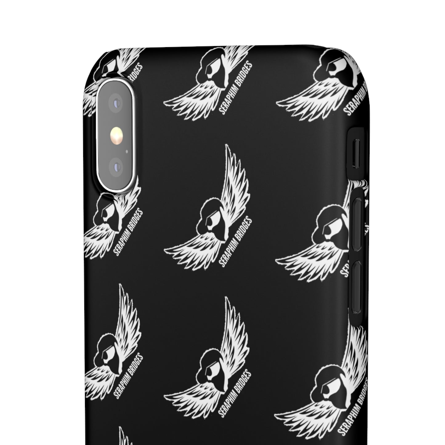 Seraphim Phone Snap Case Pattern Black