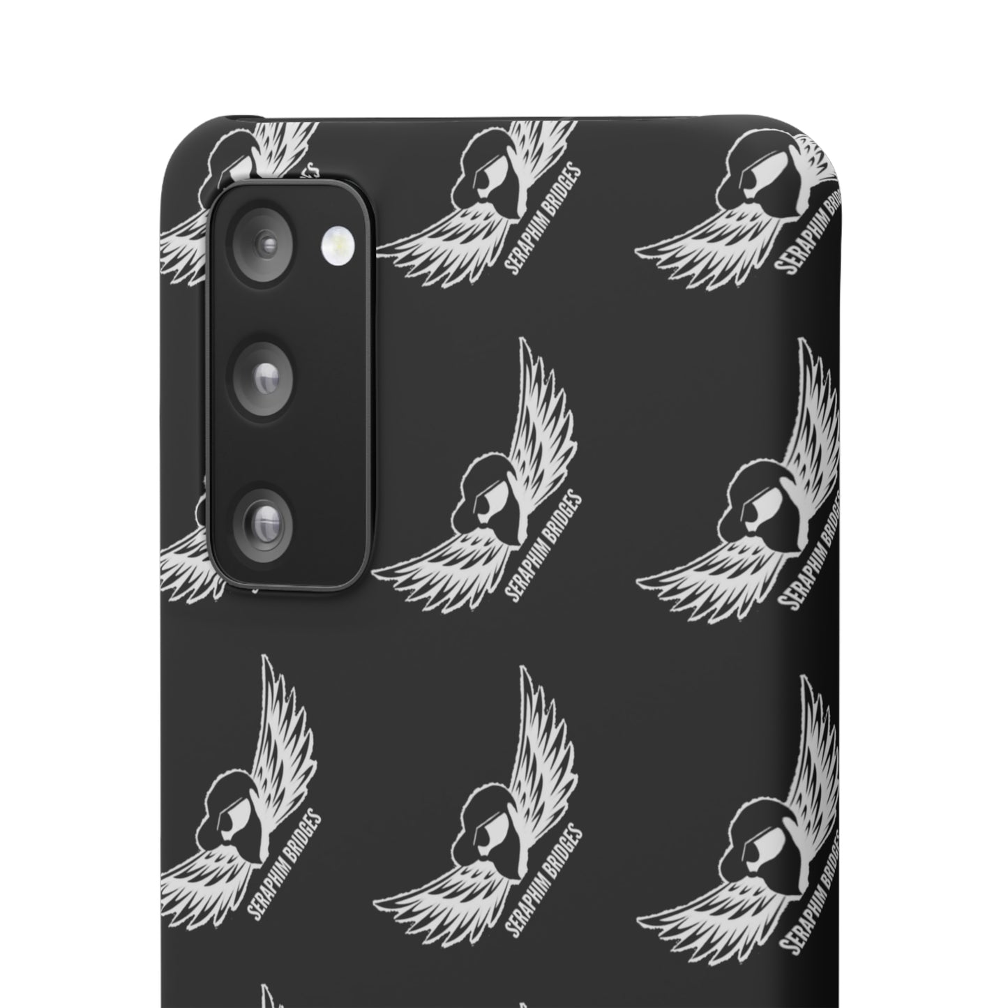 Seraphim Phone Snap Case Pattern Black