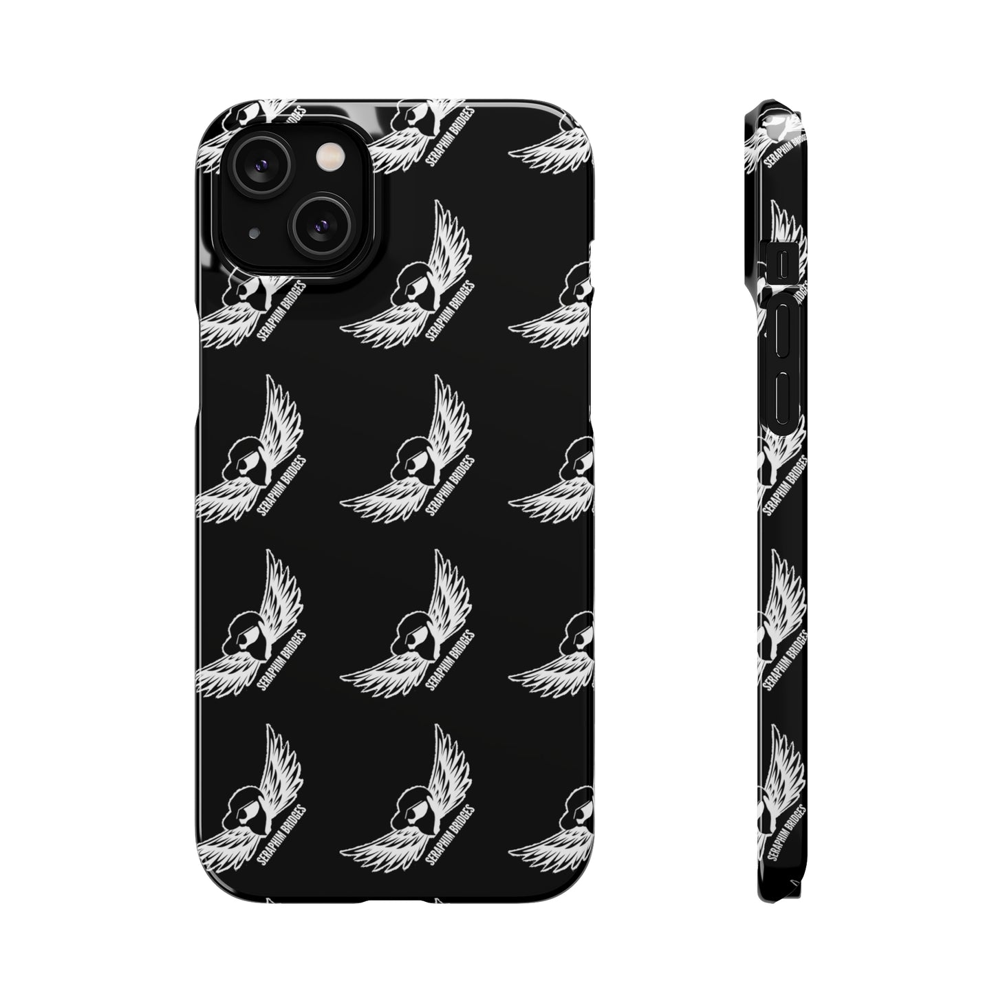 Seraphim Phone Snap Case Pattern Black