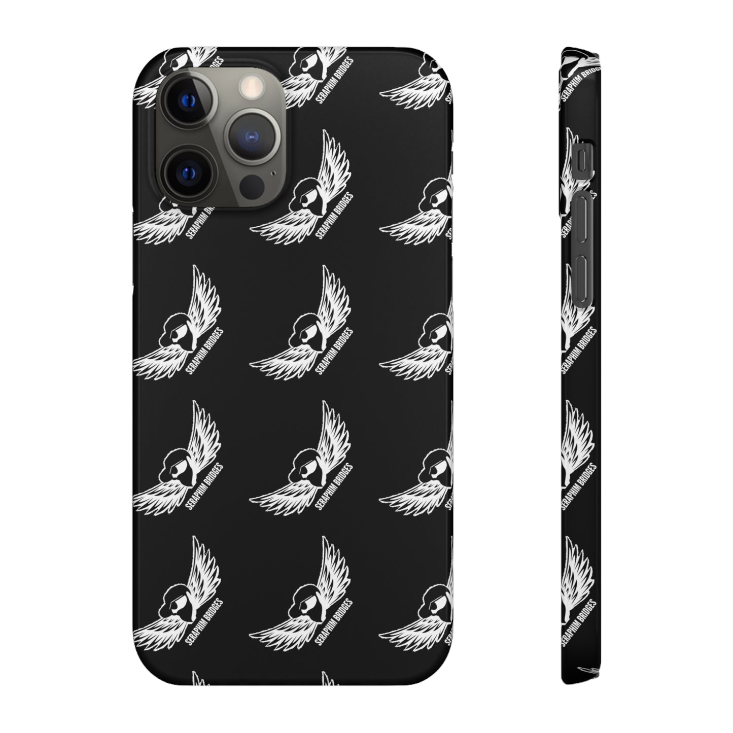 Seraphim Phone Snap Case Pattern Black