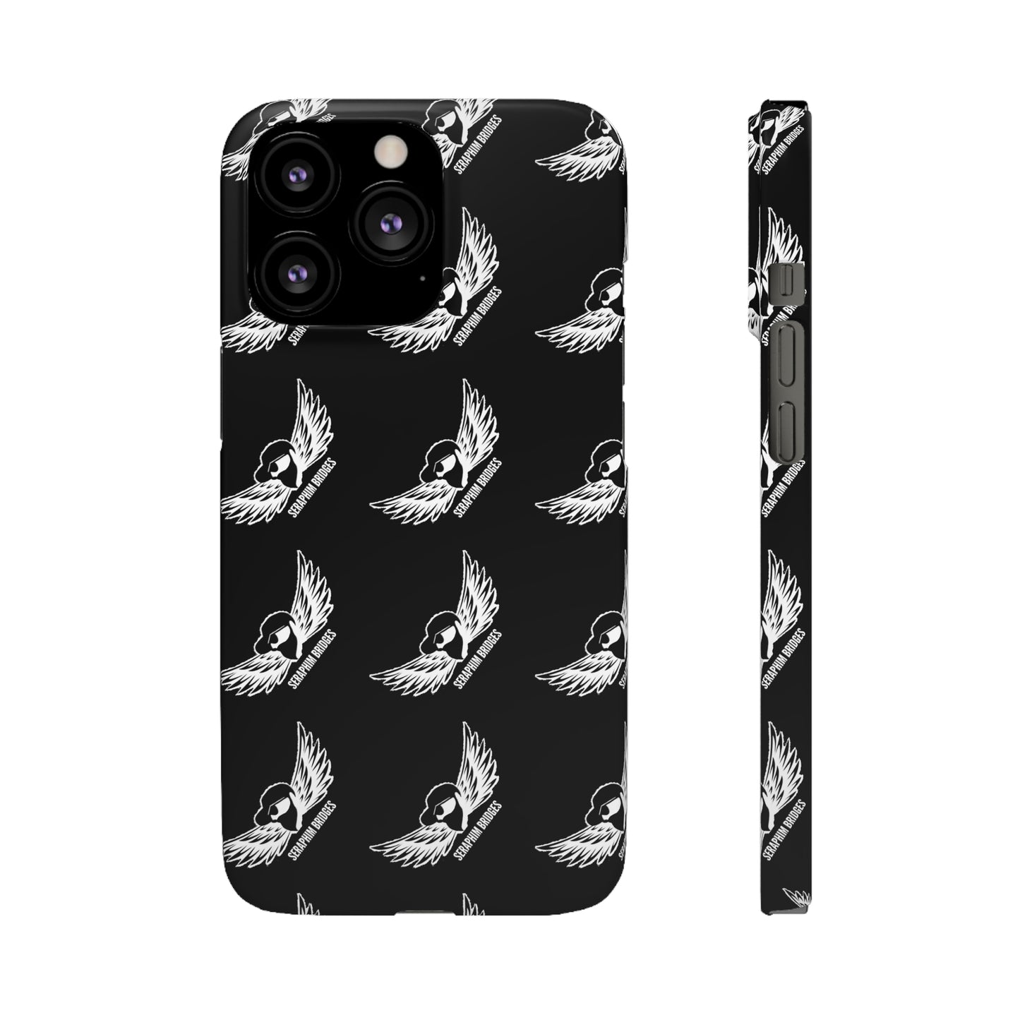 Seraphim Phone Snap Case Pattern Black