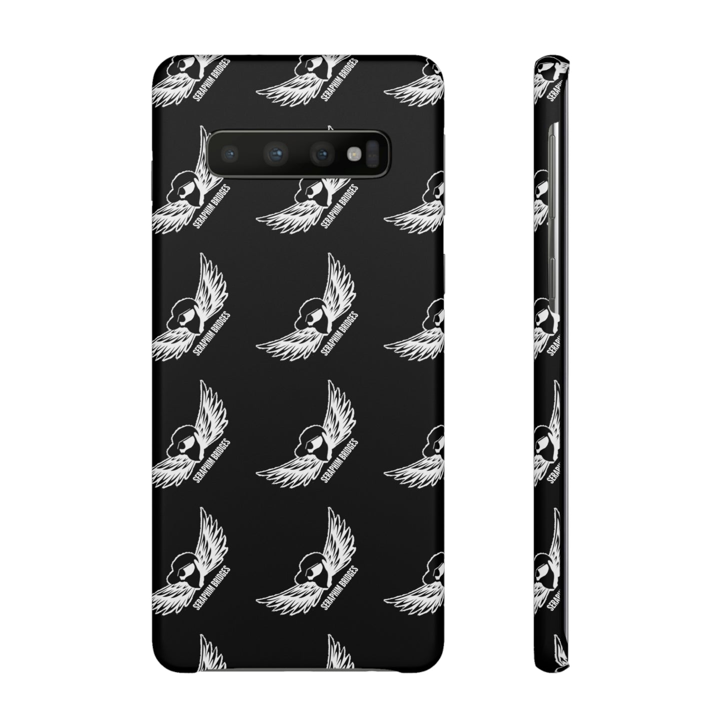 Seraphim Phone Snap Case Pattern Black