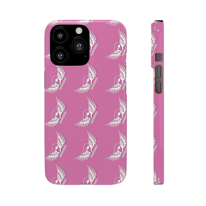 Seraphim Bridges White Snap Cases Pattern Pink