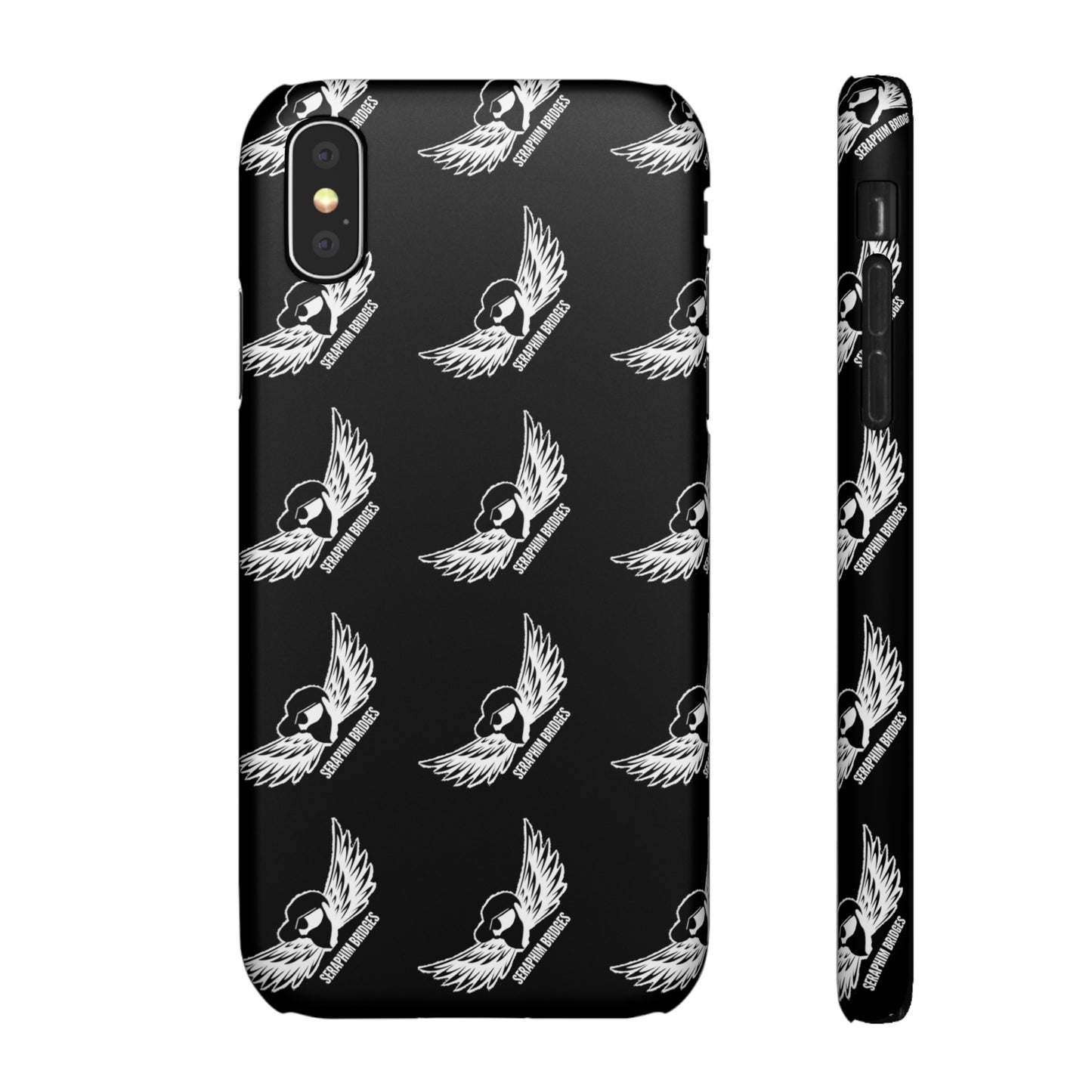 Seraphim Phone Snap Case Pattern Black