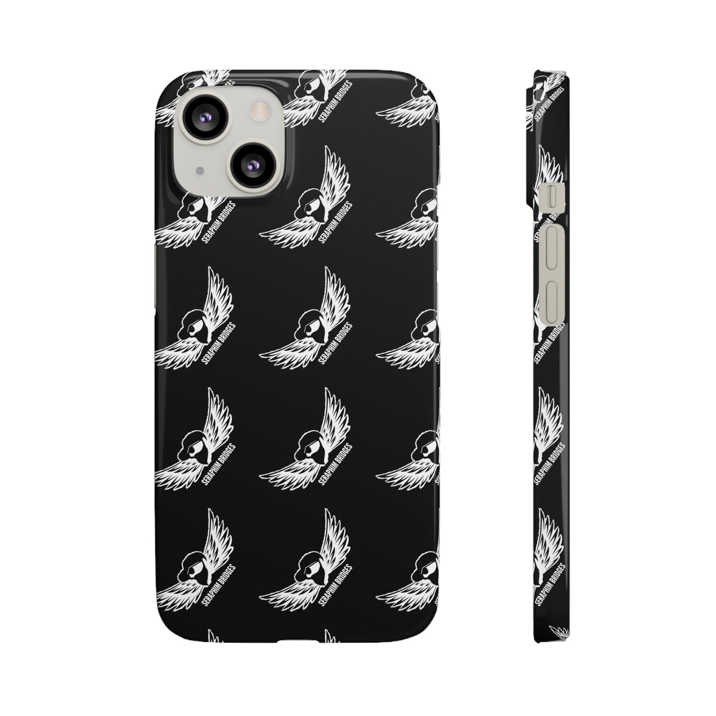 Seraphim Phone Snap Case Pattern Black