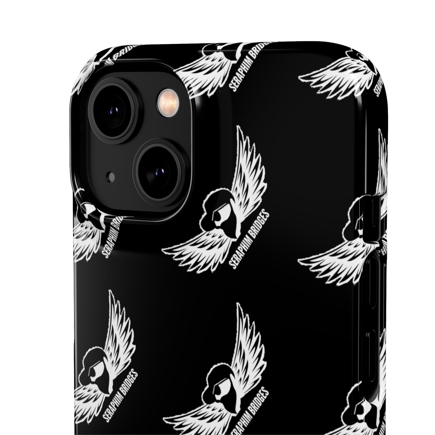 Seraphim Phone Snap Case Pattern Black