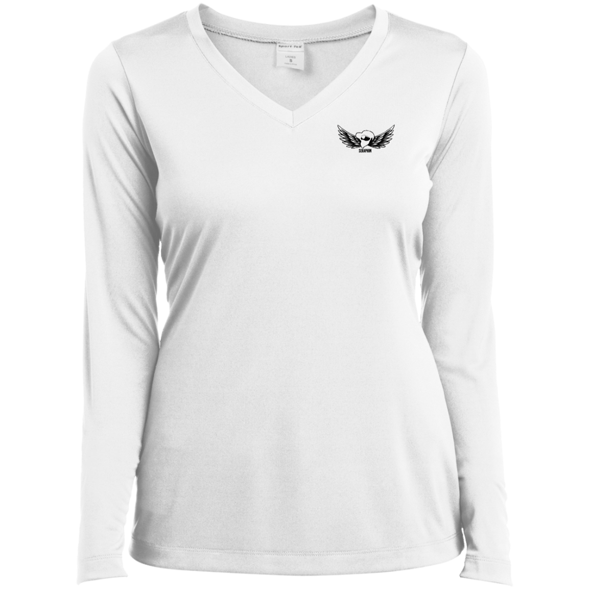 Seraphim Ladies’ Long Sleeve Performance V-Neck Tee