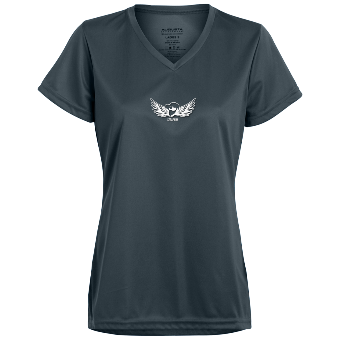 Seraphim Ladies’ Moisture-Wicking V-Neck Tee