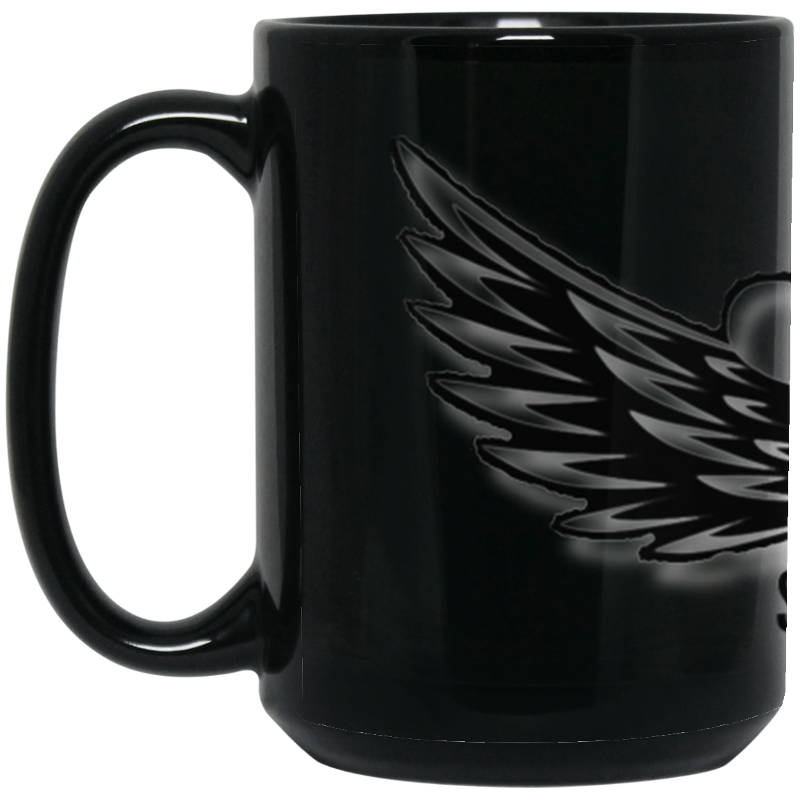 BM15OZ 15oz Black Mug