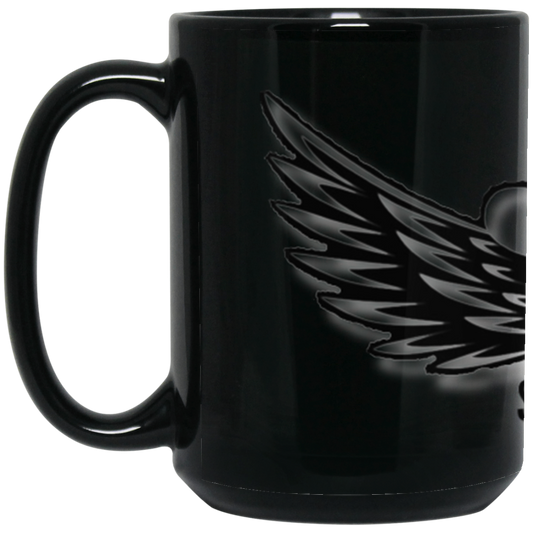 BM15OZ 15oz Black Mug