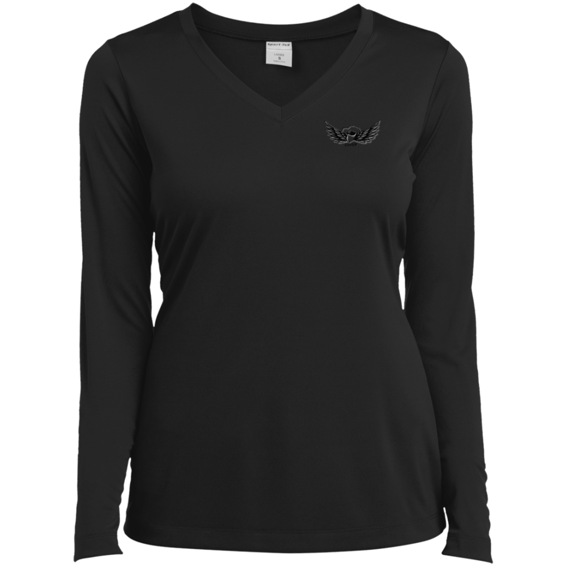 Seraphim Ladies’ Long Sleeve Performance V-Neck Tee