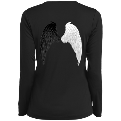 Seraphim Ladies’ Long Sleeve Performance V-Neck Tee